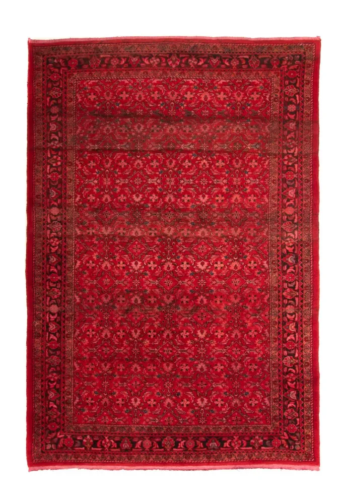 Persisk teppe - Nomadisk - 342 x 212 cm - mørk rød