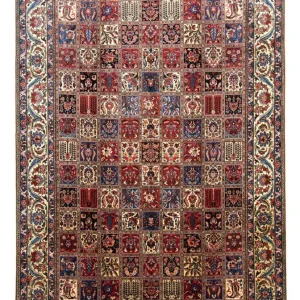 Persisk teppe - Nomadisk - 348 x 244 cm - flerfarget