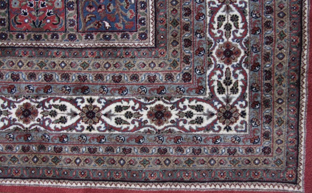Persisk teppe - Nomadisk - 351 x 256 cm - blå