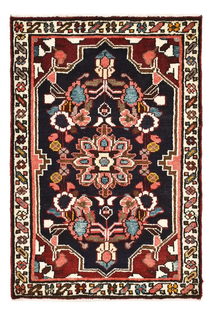 Persisk teppe - Nomadisk - 87 x 60 cm - flerfarget