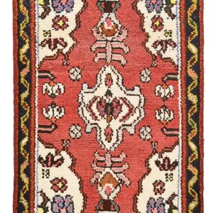 Persisk teppe - Nomadisk square - 65 x 65 cm - rød