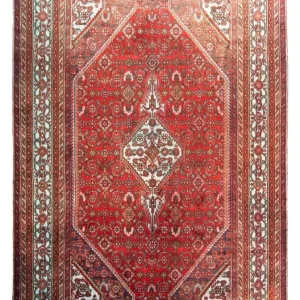 Persisk teppe - Nomadisk square - 313 x 305 cm - mørk rød