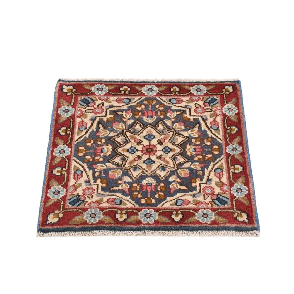 Persisk teppe - Nomadisk square - 53 x 52 cm - flerfarget