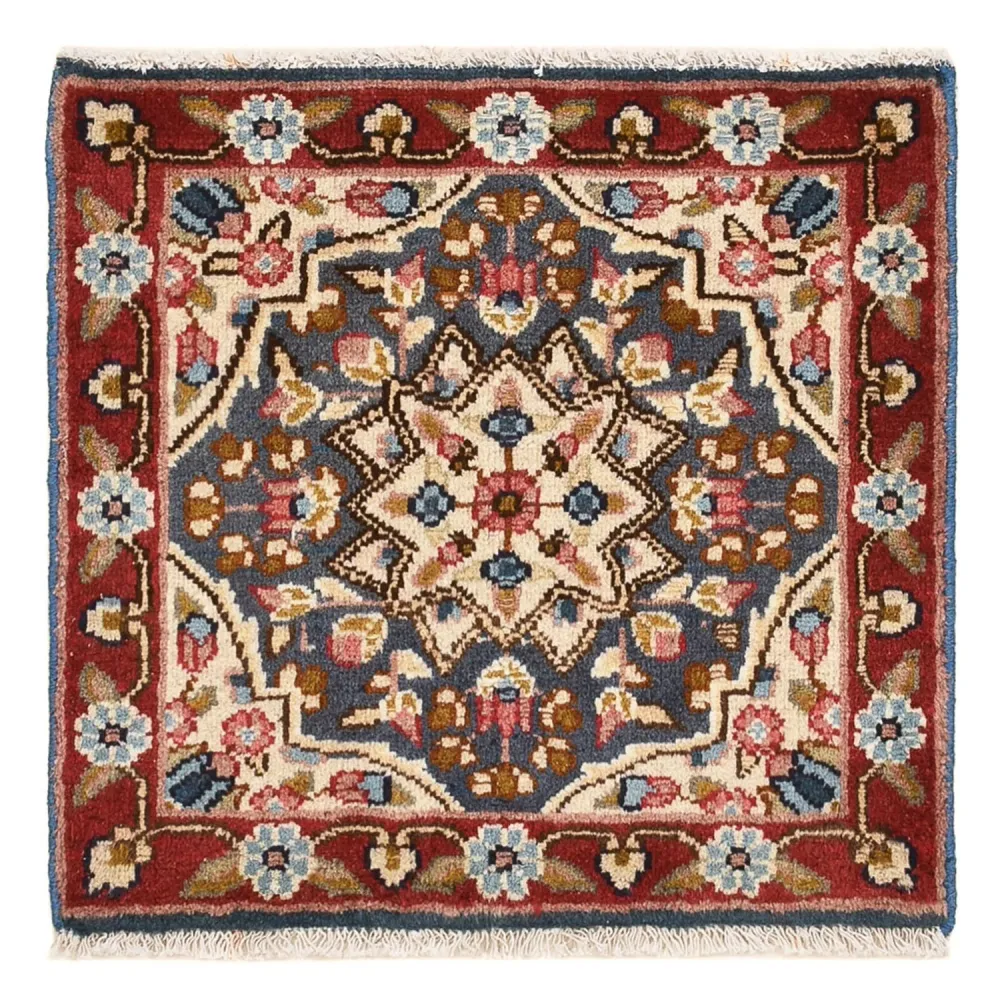 Persisk teppe - Nomadisk square - 53 x 52 cm - flerfarget