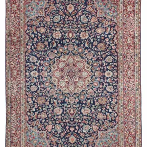 Persisk teppe - Royal - 293 x 203 cm - mørkeblå