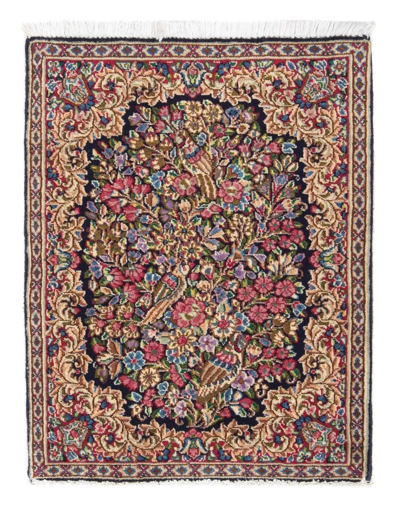 Persisk teppe - Royal - 71 x 53 cm - mørkeblå