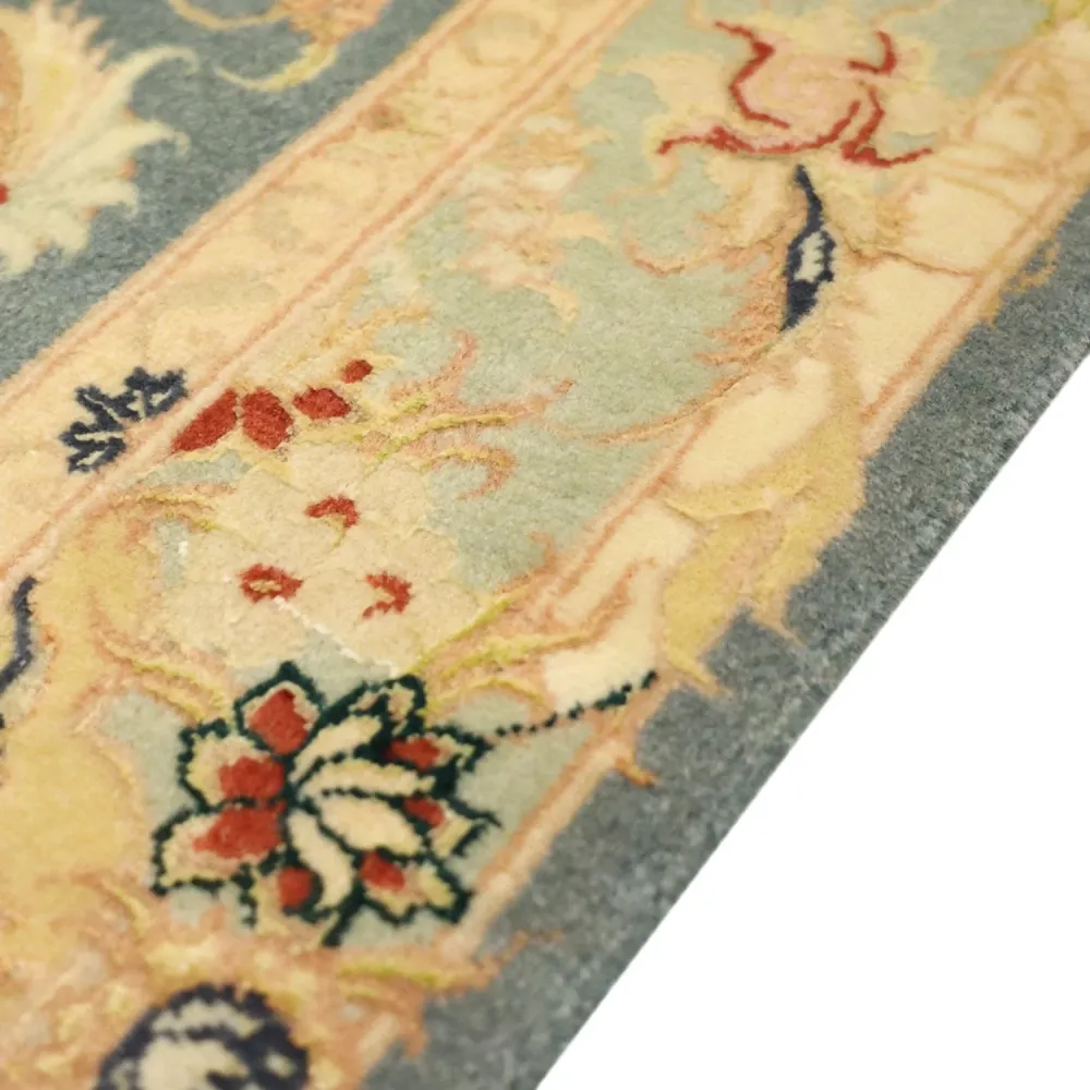 Persisk teppe - Tabriz - 119 x 81 cm - lyseblå