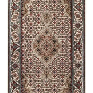Persisk teppe - Tabriz - 140 x 73 cm - beige