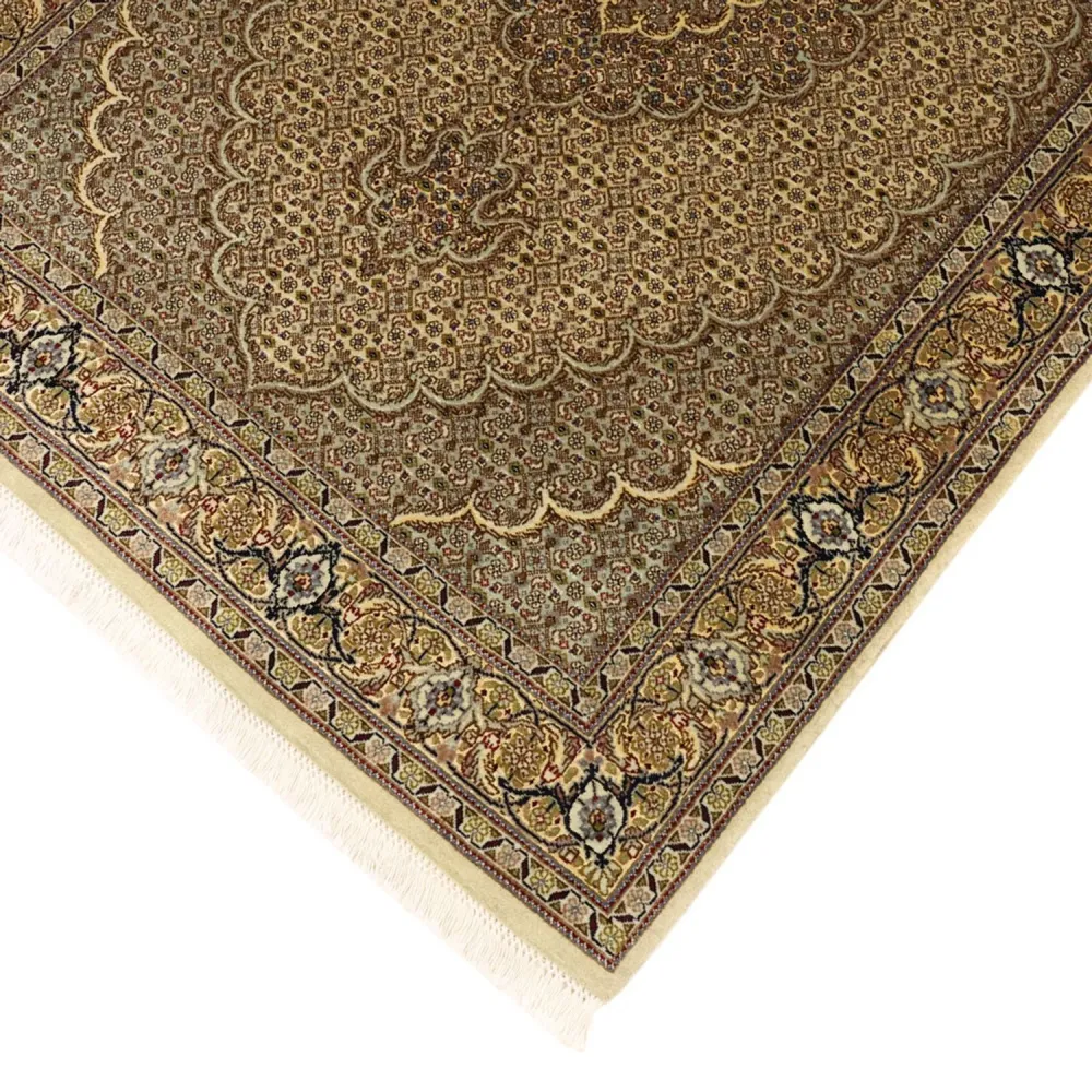 Persisk teppe - Tabriz - 148 x 102 cm - sand