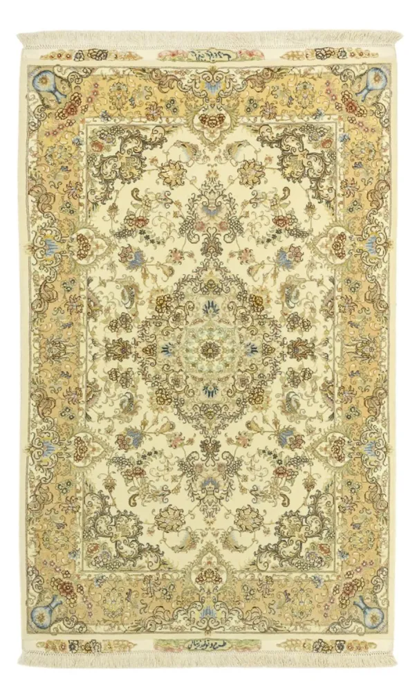 Persisk teppe - Tabriz - 161 x 100 cm - beige