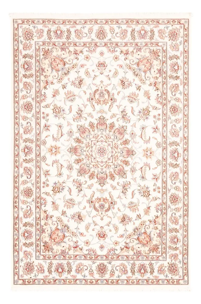 Persisk teppe - Tabriz - 178 x 119 cm - krem