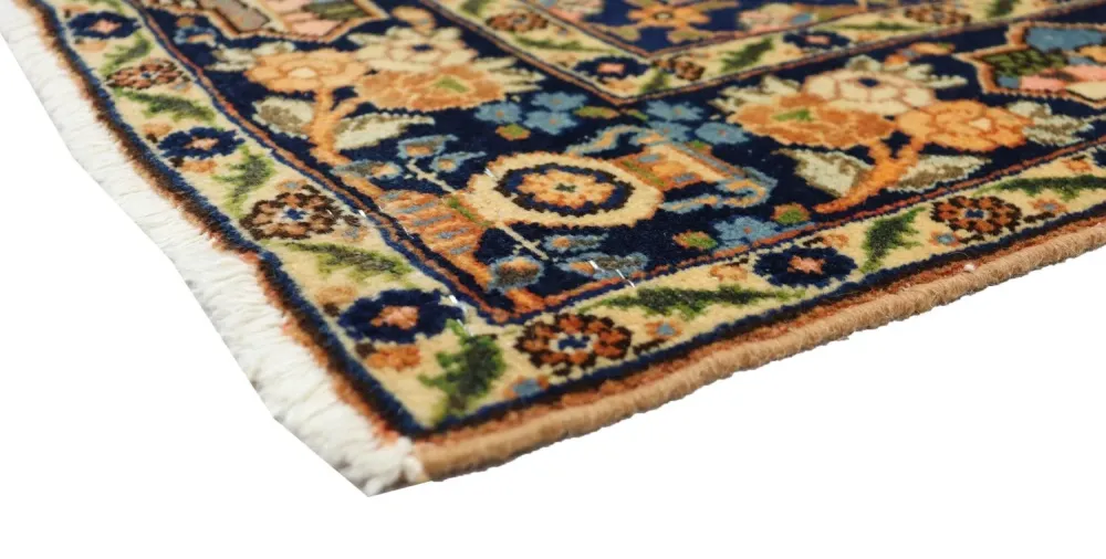 Persisk teppe - Tabriz - 186 x 133 cm - blå