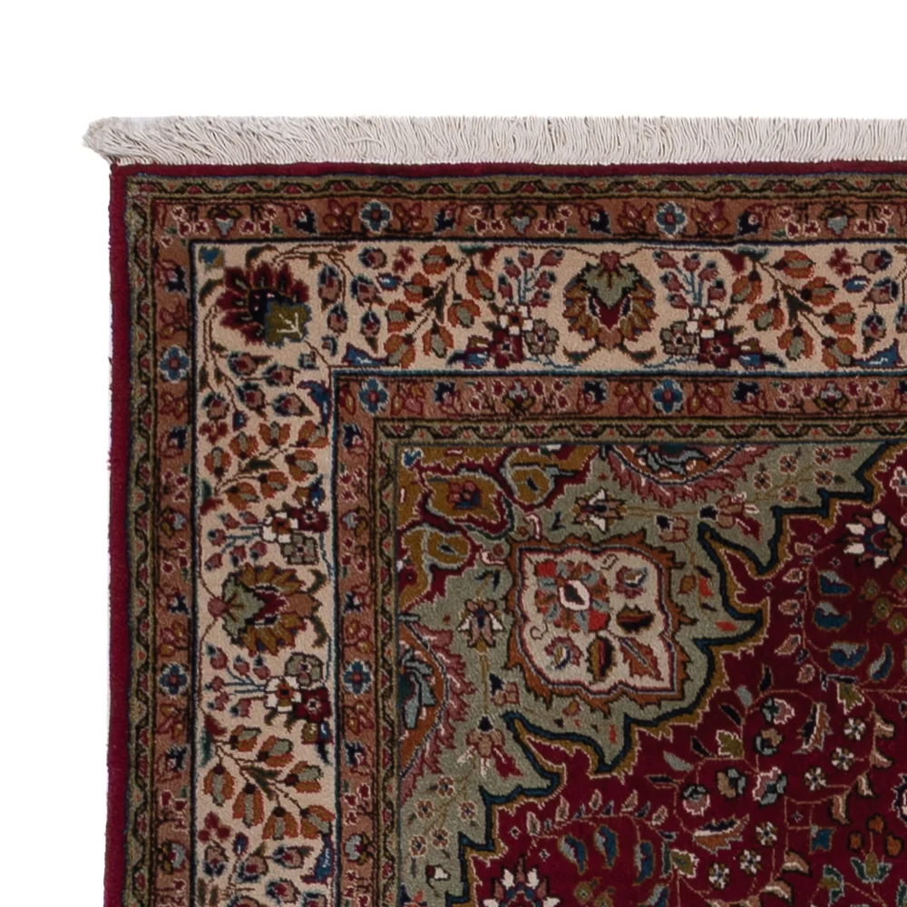 Persisk teppe - Tabriz - 195 x 147 cm - vinrød