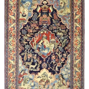 Persisk teppe - Tabriz - 197 x 136 cm - flerfarget