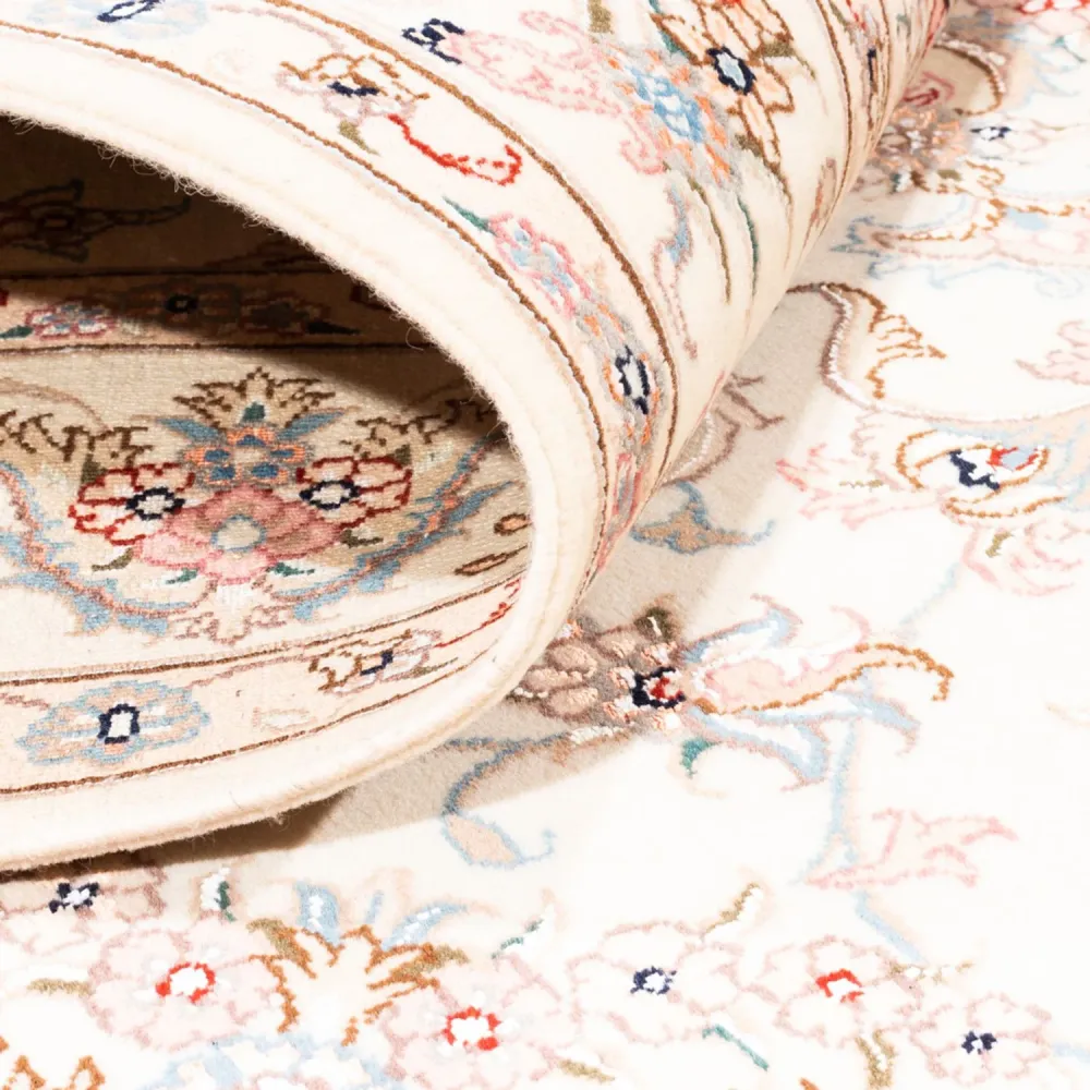 Persisk teppe - Tabriz - 198 x 149 cm - krem