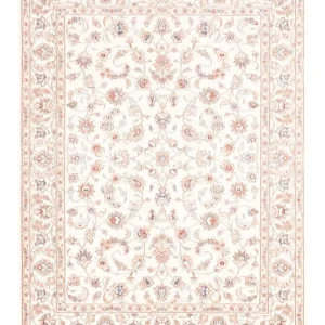 Persisk teppe - Tabriz - 200 x 147 cm - krem