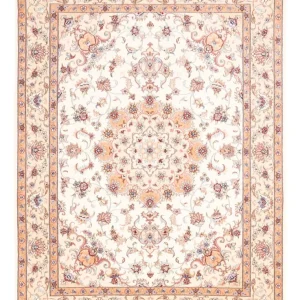 Persisk teppe - Tabriz - 200 x 150 cm - krem