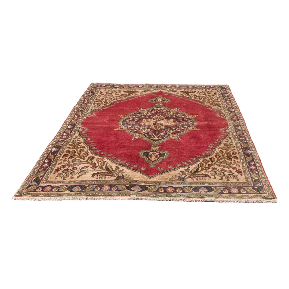 Persisk teppe - Tabriz - 203 x 145 cm - rød