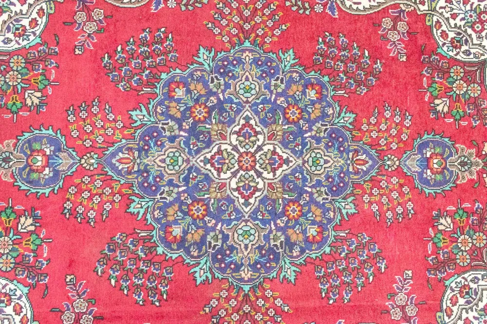 Persisk teppe - Tabriz - 287 x 185 cm - rød