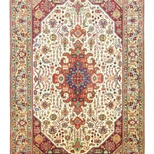 Persisk teppe - Tabriz - 293 x 202 cm - beige