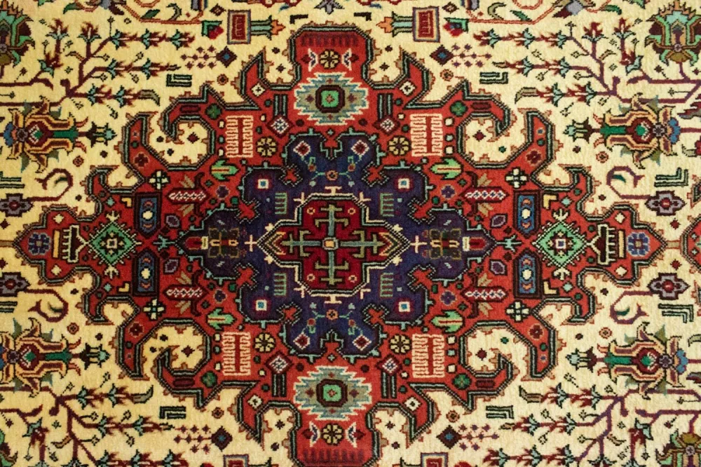 Persisk teppe - Tabriz - 293 x 202 cm - beige