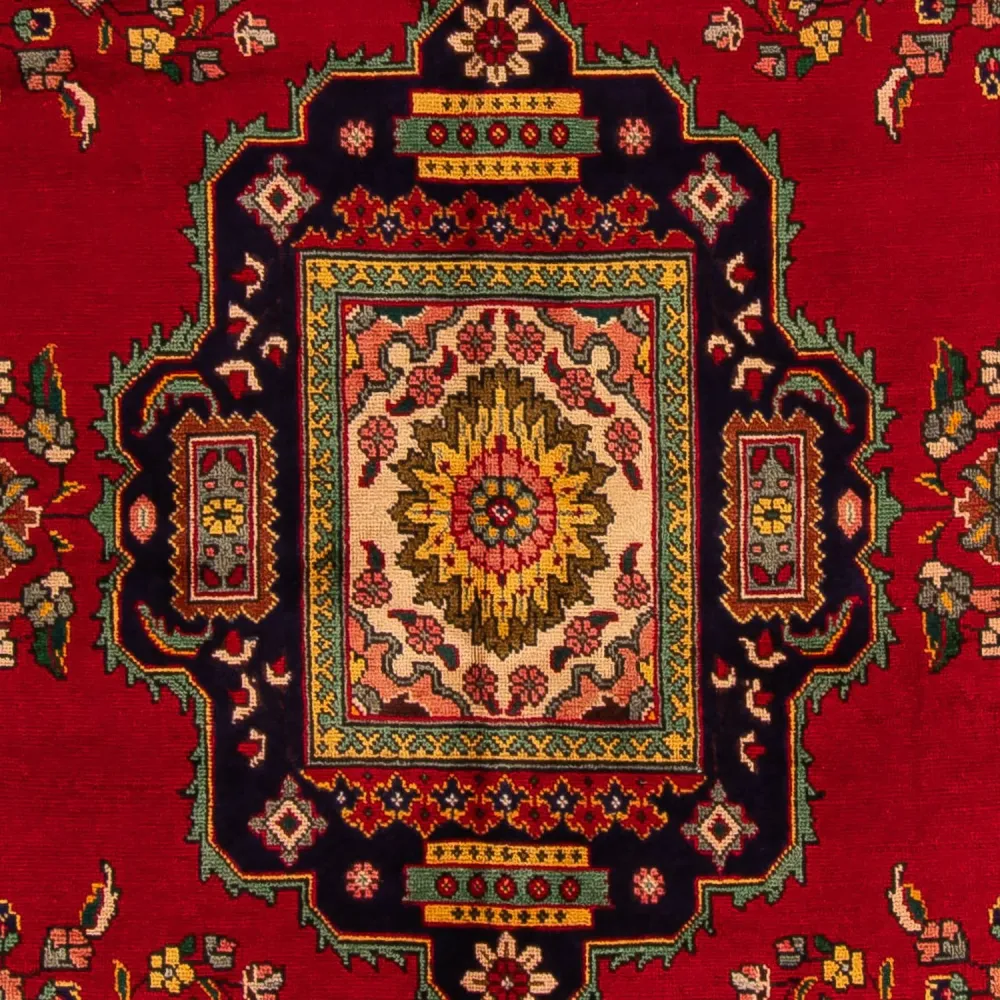 Persisk teppe - Tabriz - 297 x 197 cm - mørk rød