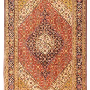 Persisk teppe - Tabriz - 297 x 208 cm - rød