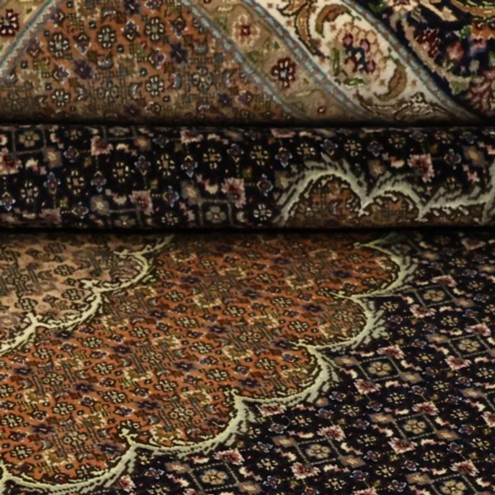 Persisk teppe - Tabriz - 299 x 204 cm - mørk beige