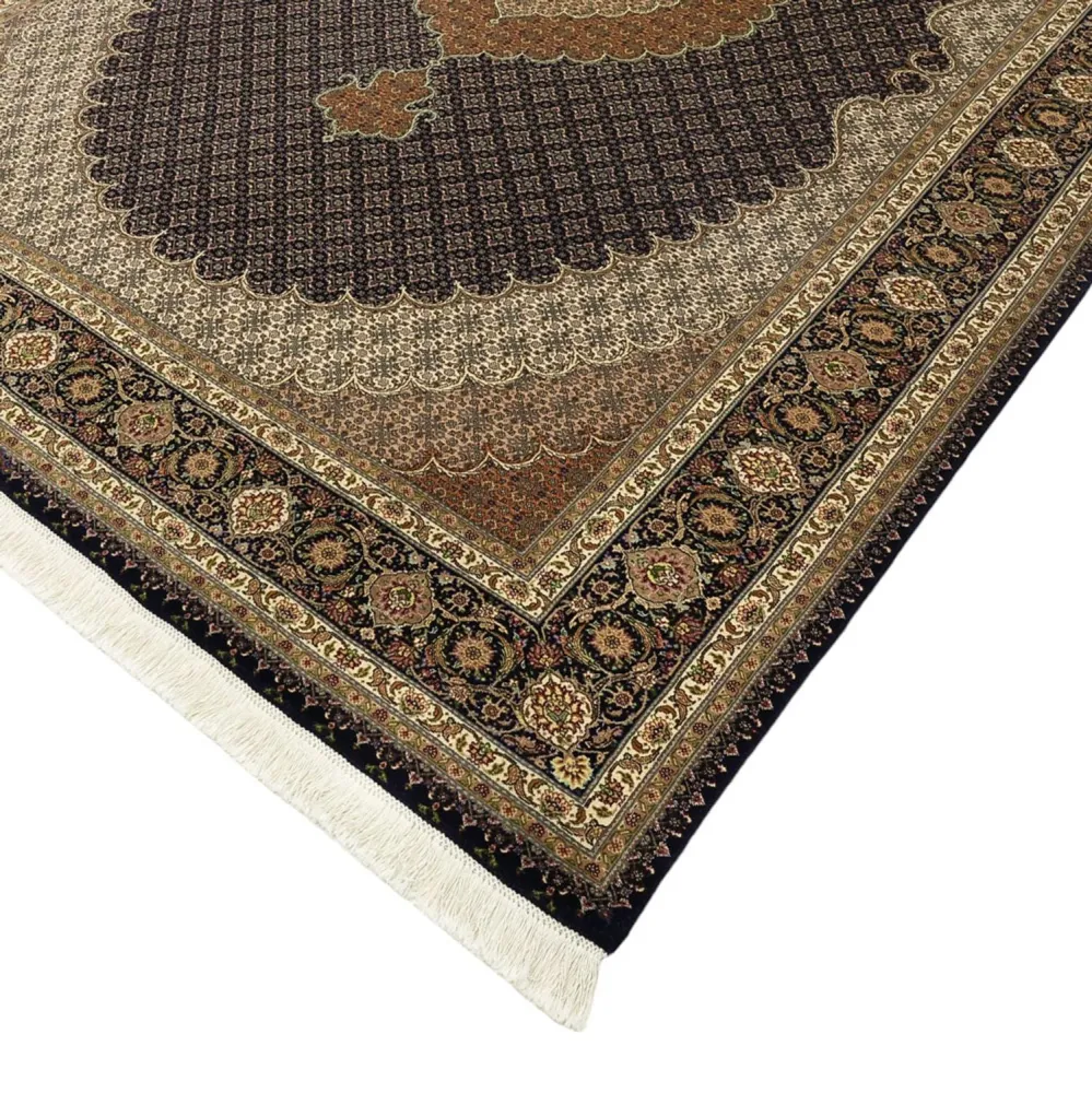 Persisk teppe - Tabriz - 299 x 204 cm - mørk beige