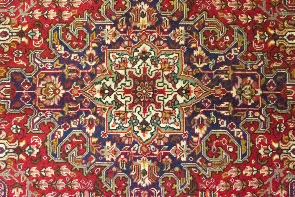 Persisk teppe - Tabriz - 300 x 200 cm - rød