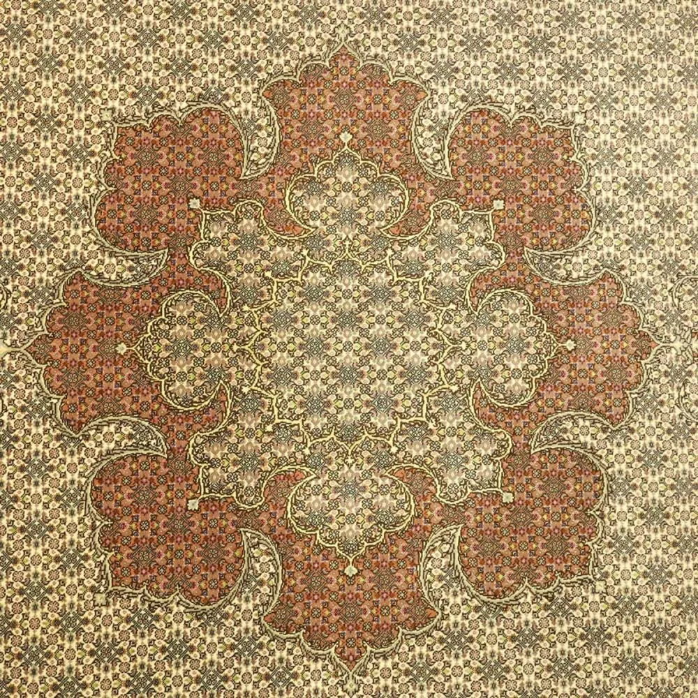 Persisk teppe - Tabriz - 300 x 201 cm - lys beige