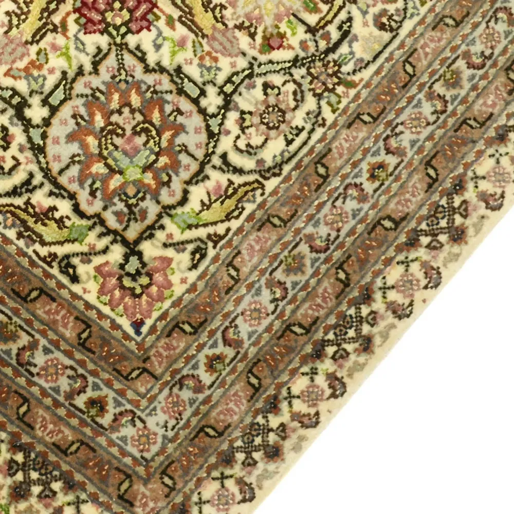 Persisk teppe - Tabriz - 300 x 201 cm - lys beige
