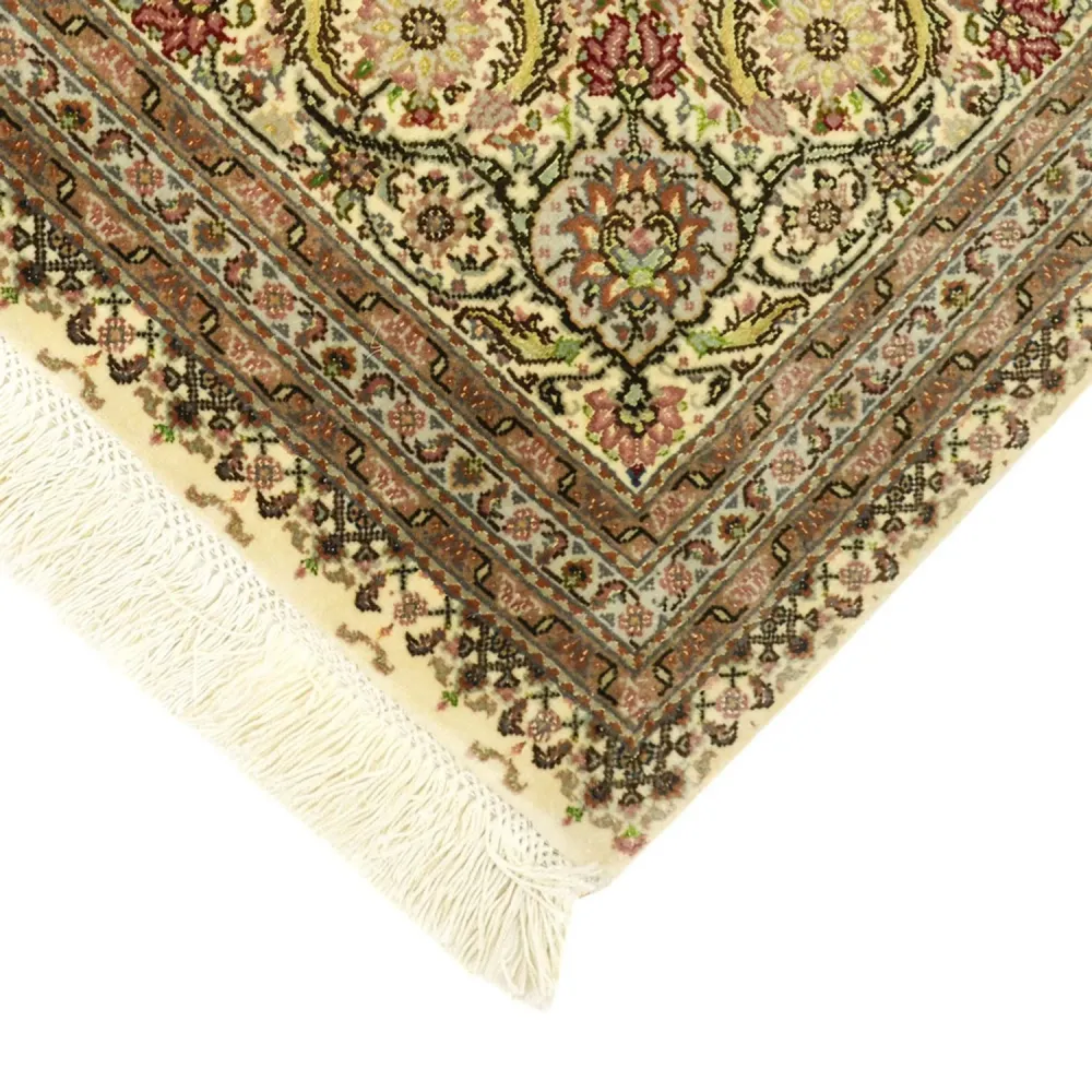 Persisk teppe - Tabriz - 300 x 201 cm - lys beige