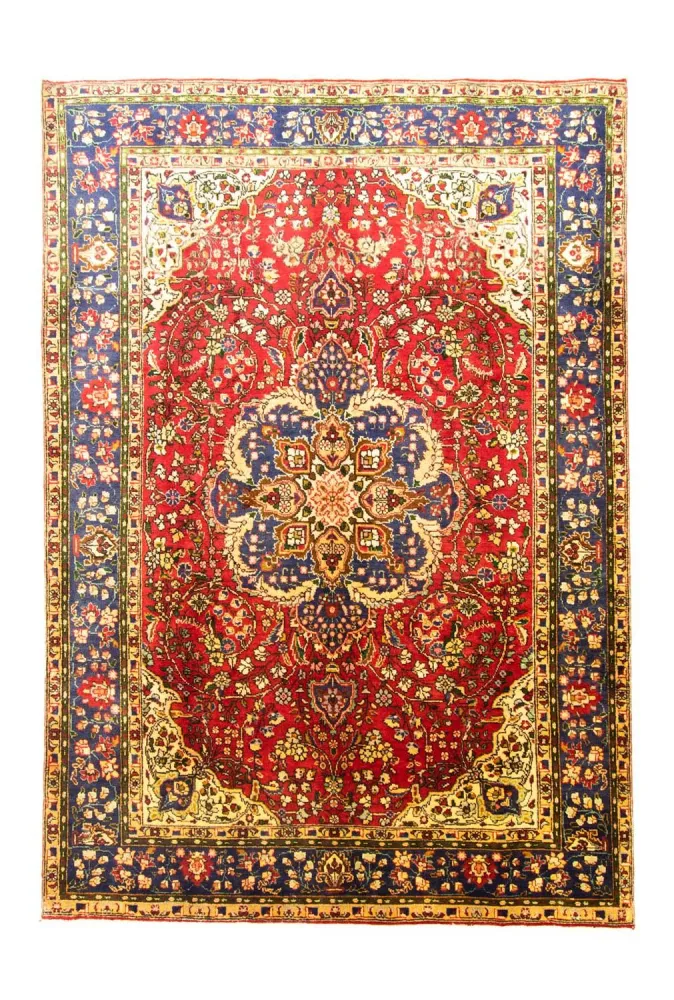Persisk teppe - Tabriz - 302 x 212 cm - rød