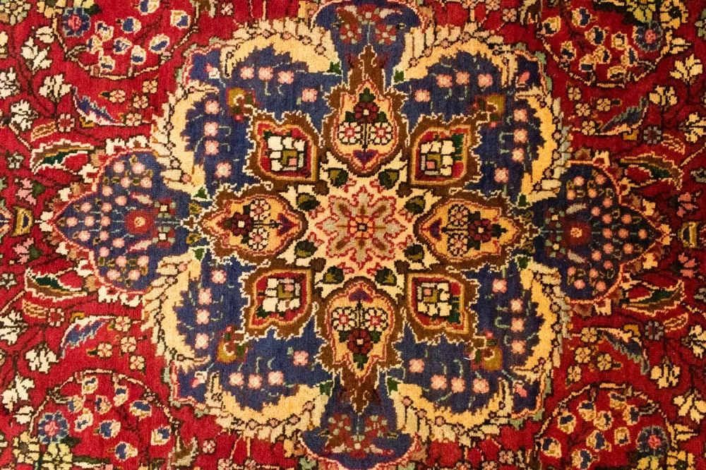 Persisk teppe - Tabriz - 302 x 212 cm - rød