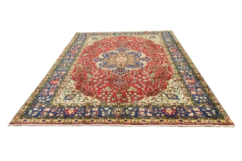 Persisk teppe - Tabriz - 302 x 212 cm - rød