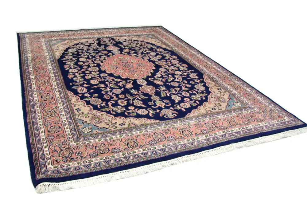 Persisk teppe - Tabriz - 302 x 244 cm - blå