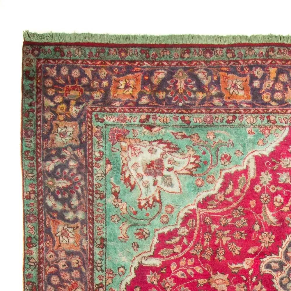 Persisk teppe - Tabriz - 308 x 226 cm - mørk rød