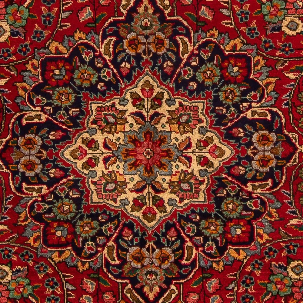 Persisk teppe - Tabriz - 314 x 203 cm - mørk rød