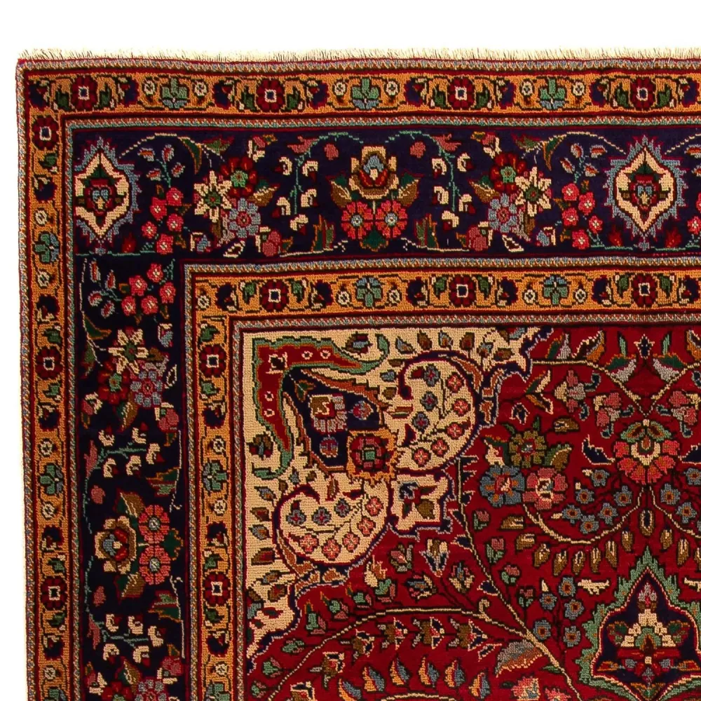 Persisk teppe - Tabriz - 314 x 203 cm - mørk rød