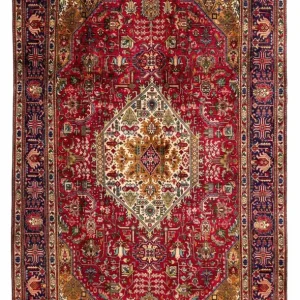 Persisk teppe - Tabriz - 322 x 197 cm - rød