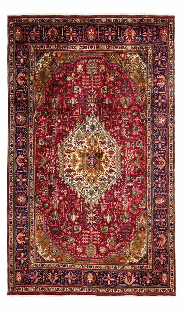 Persisk teppe - Tabriz - 322 x 197 cm - rød