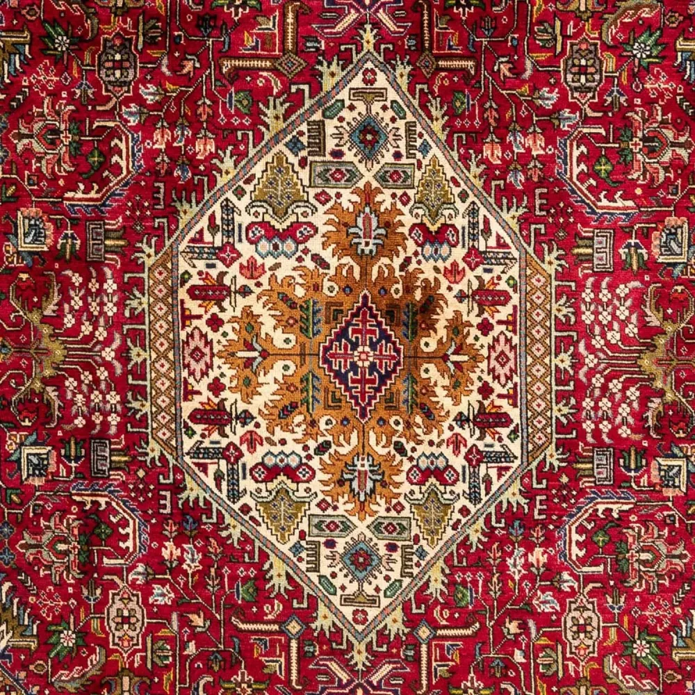 Persisk teppe - Tabriz - 322 x 197 cm - rød