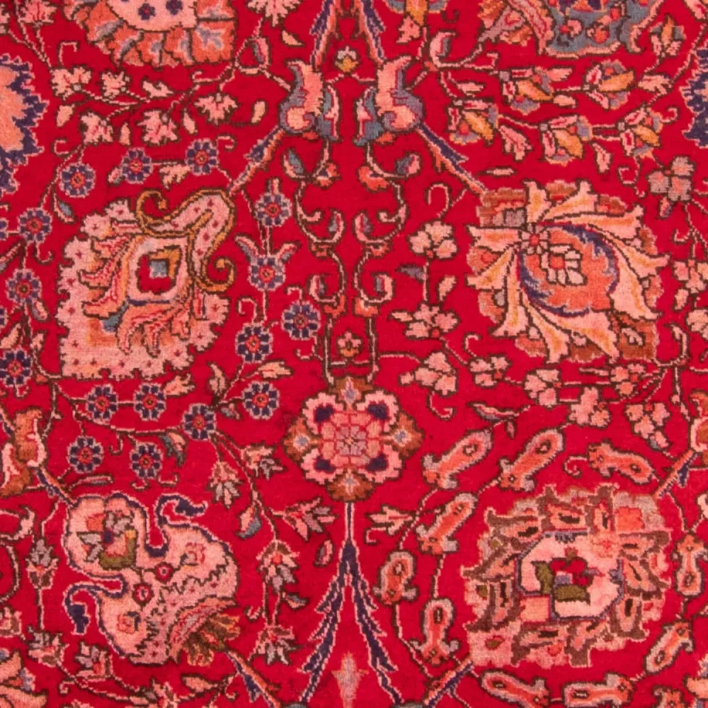 Persisk teppe - Tabriz - 380 x 300 cm - mørk rød