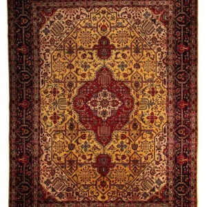 Persisk teppe - Tabriz - 397 x 297 cm - beige