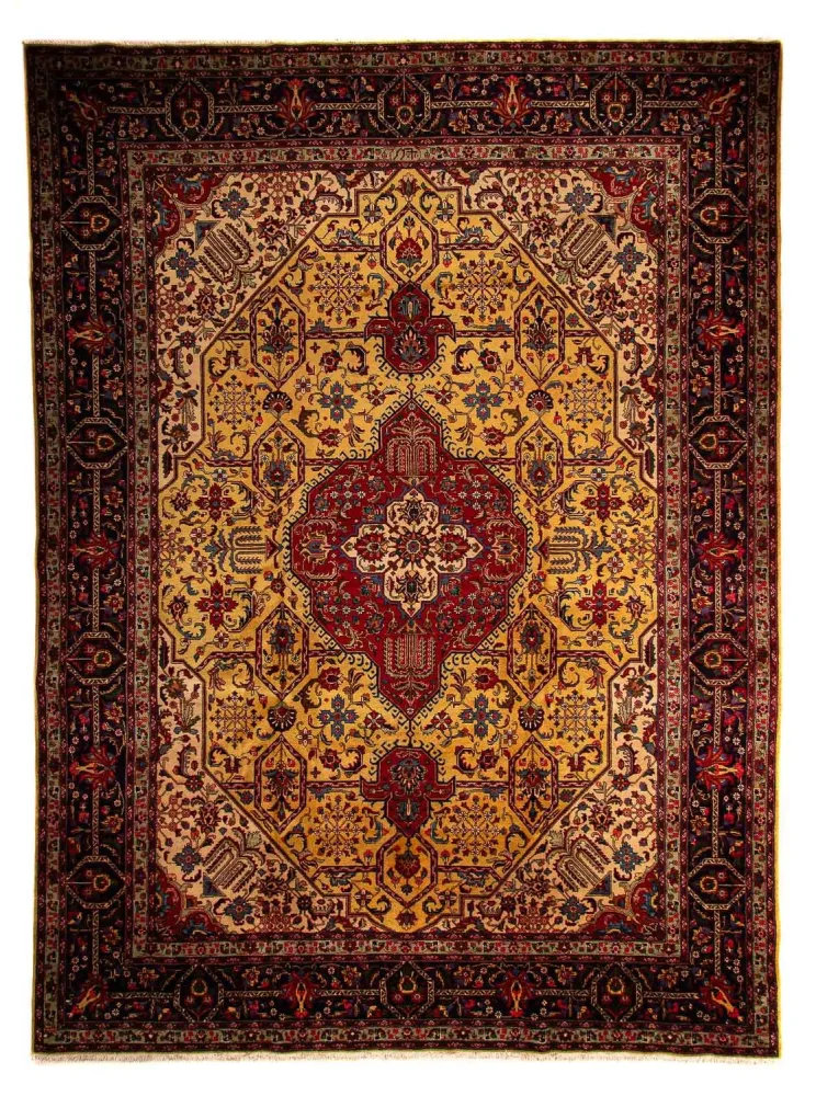 Persisk teppe - Tabriz - 397 x 297 cm - beige