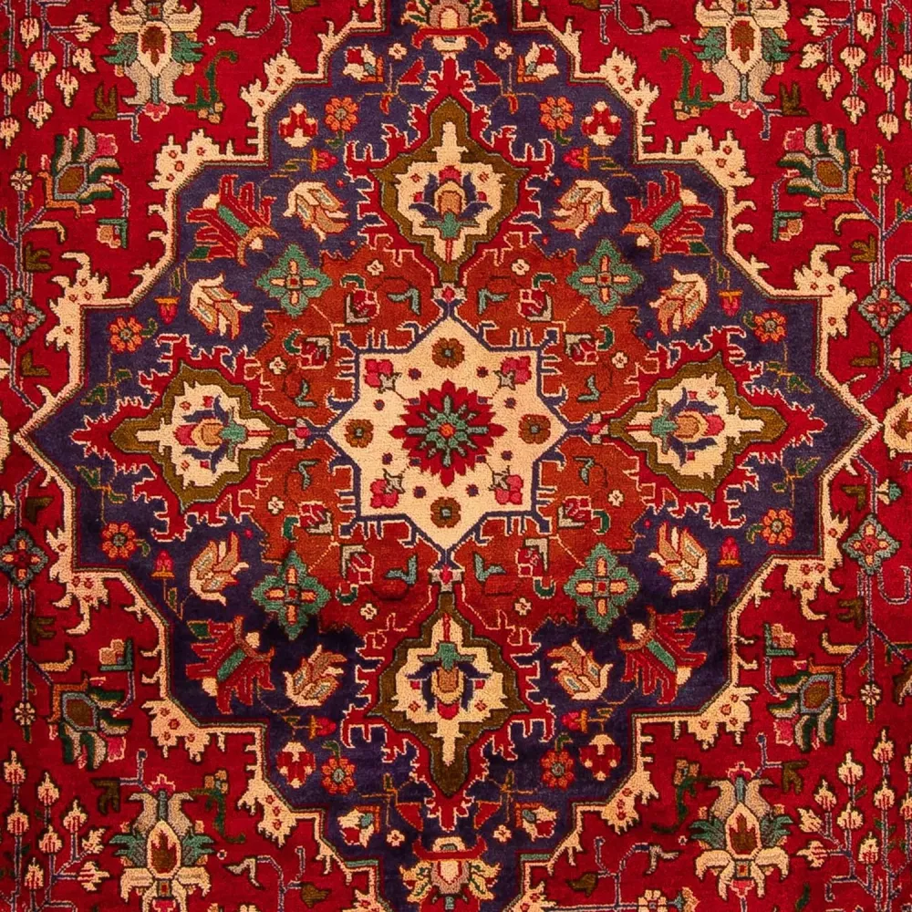 Persisk teppe - Tabriz - 400 x 288 cm - lys rød