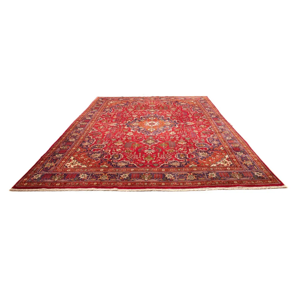 Persisk teppe - Tabriz - 400 x 288 cm - lys rød