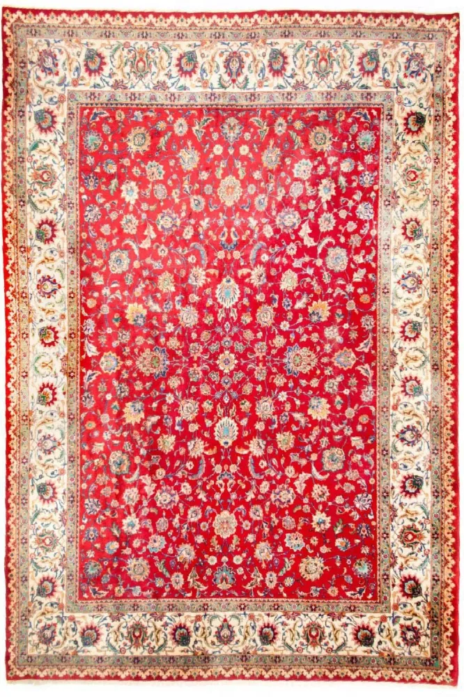 Persisk teppe - Tabriz - 410 x 212 cm - rød