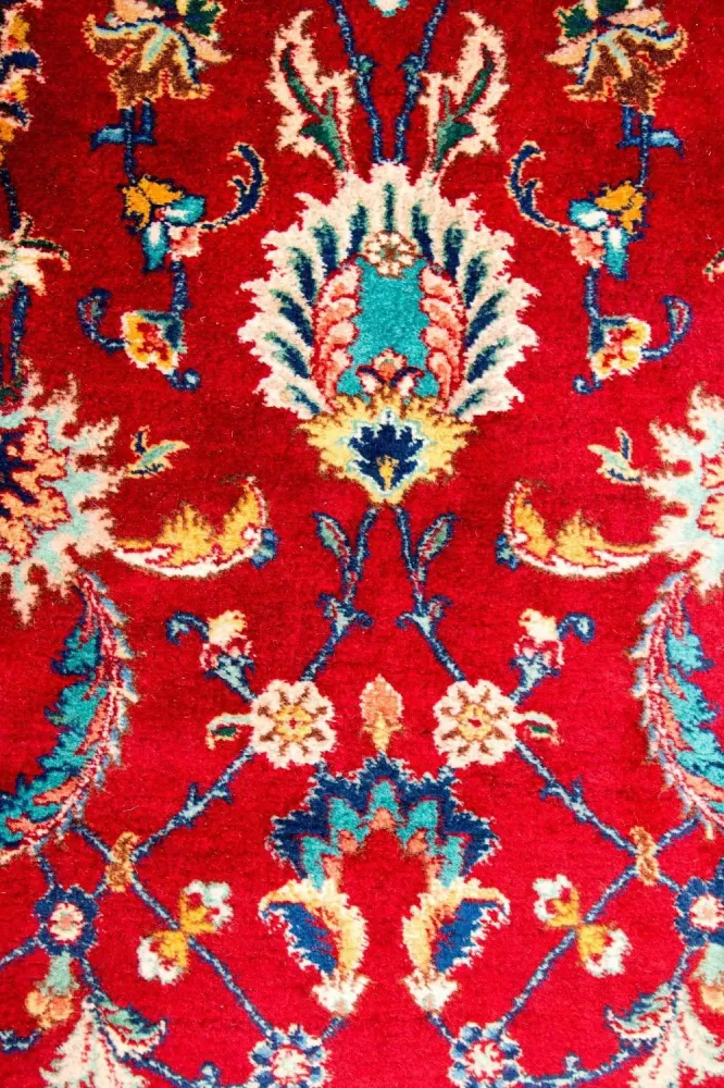 Persisk teppe - Tabriz - 410 x 212 cm - rød